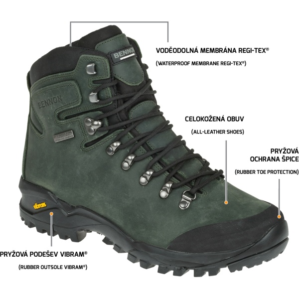 Unisex trekingové boty | BENNON Terenno high