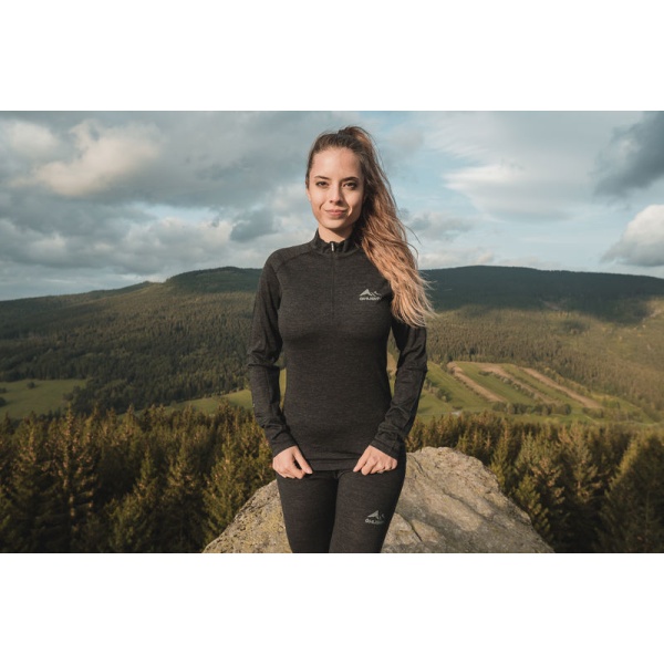 Merino termoprádlo triko | Merow Zip L