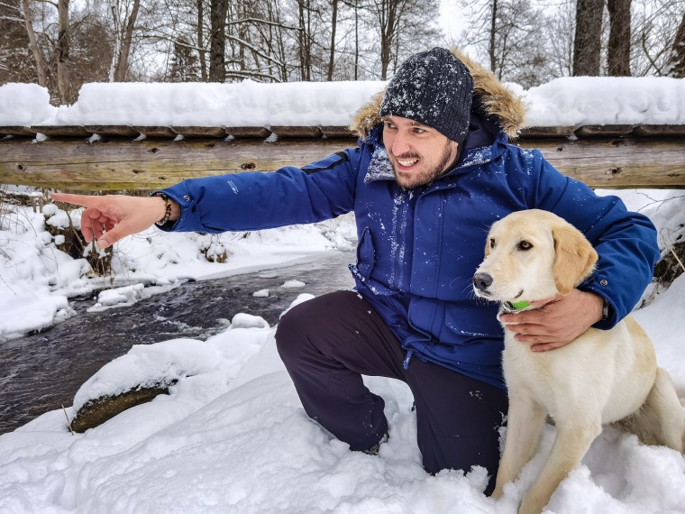 Michal testuje: plněný zimní kabát Nelidas M